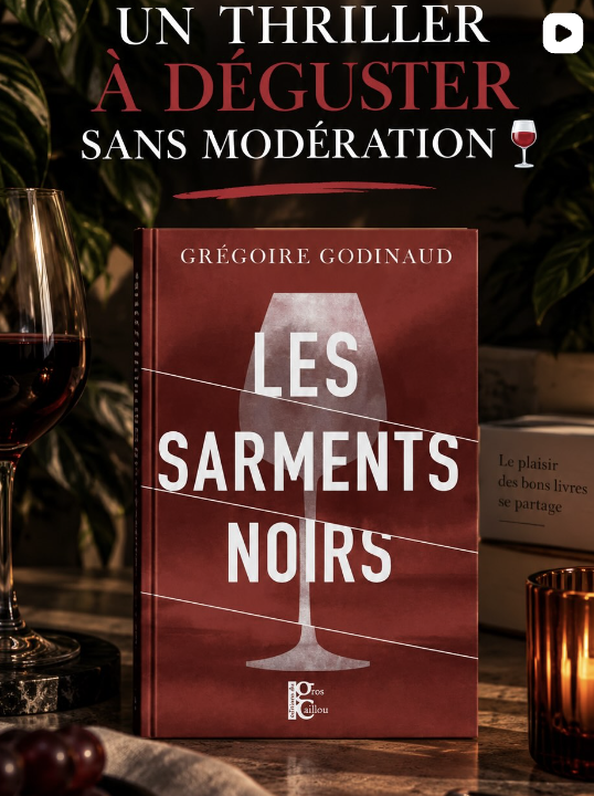 Post instagram  roman Les Sarments Noirs de Grégoire Godinaud