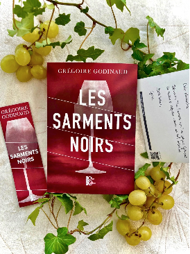 Post instagram  en collaboration avec plume2lecture sur le roman Les Sarments Noirs de Grégoire Godinaud