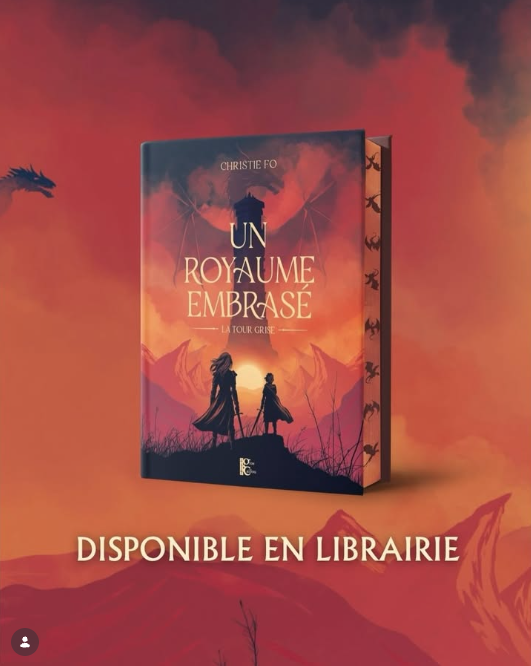 Post Instagram sortie du roman Les Sarments Noirs écrit par Grégoire Godinaud