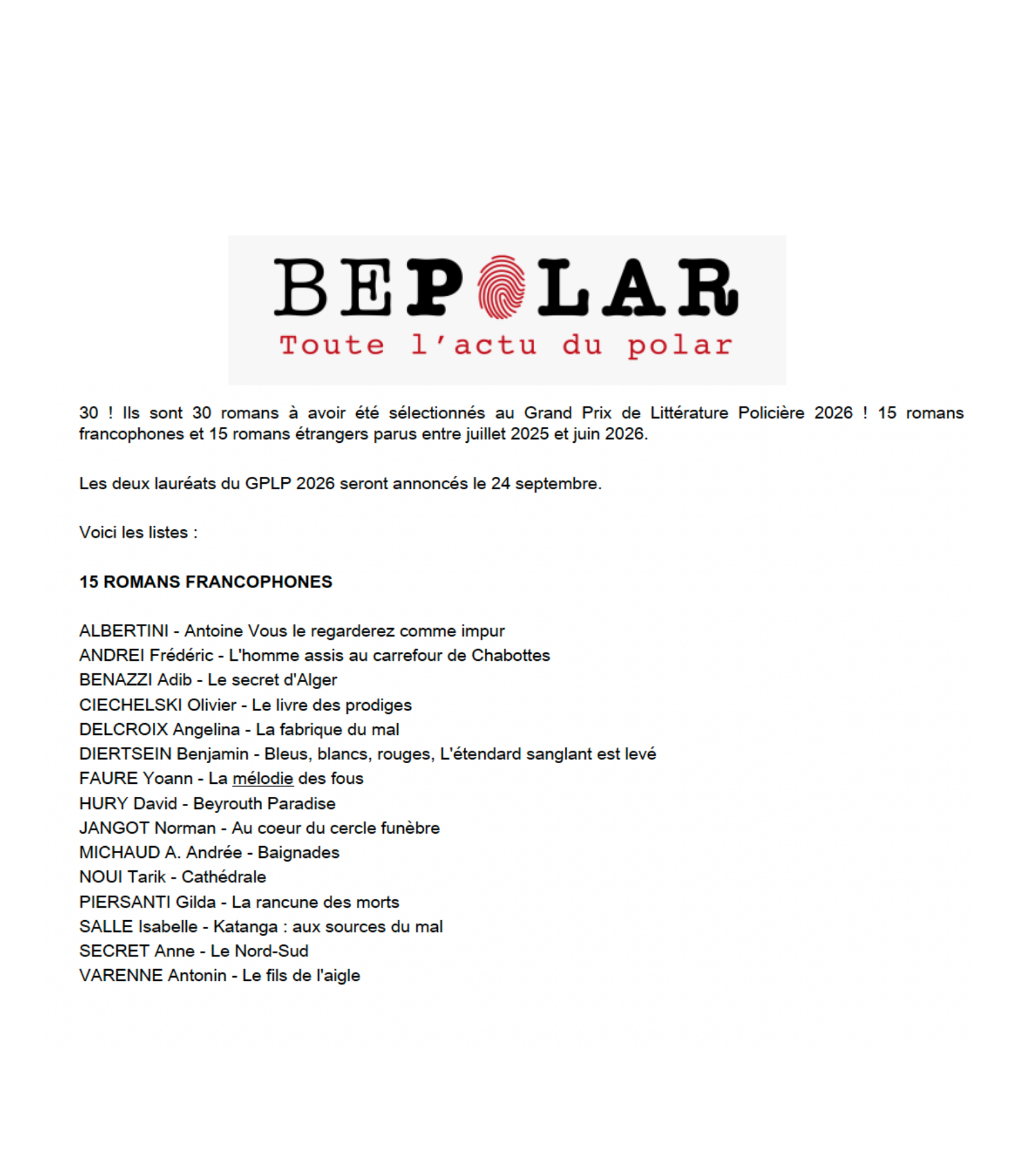 Be Polar