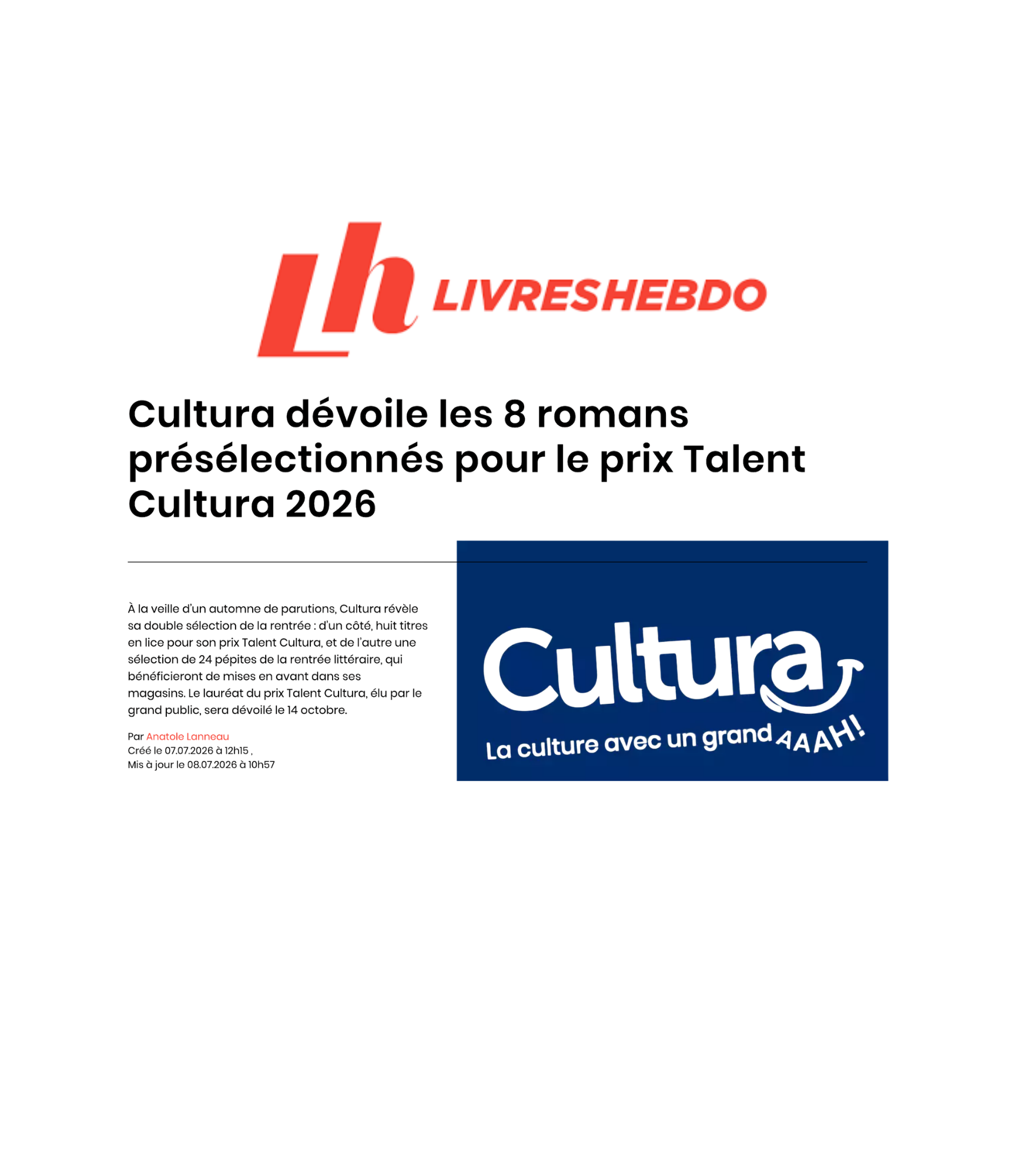 Livre Hebdo