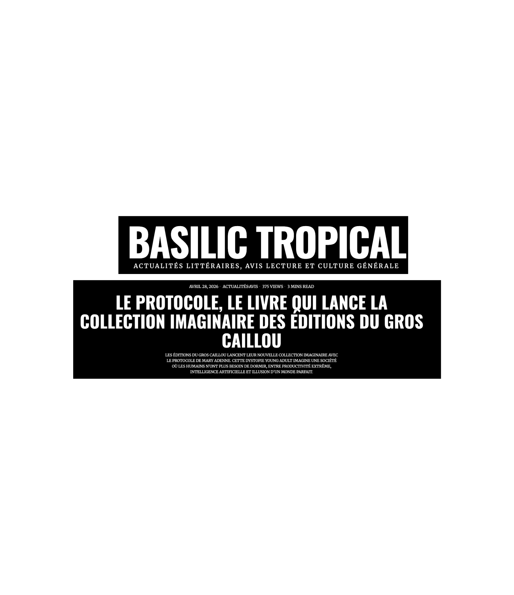 Basilic Tropical